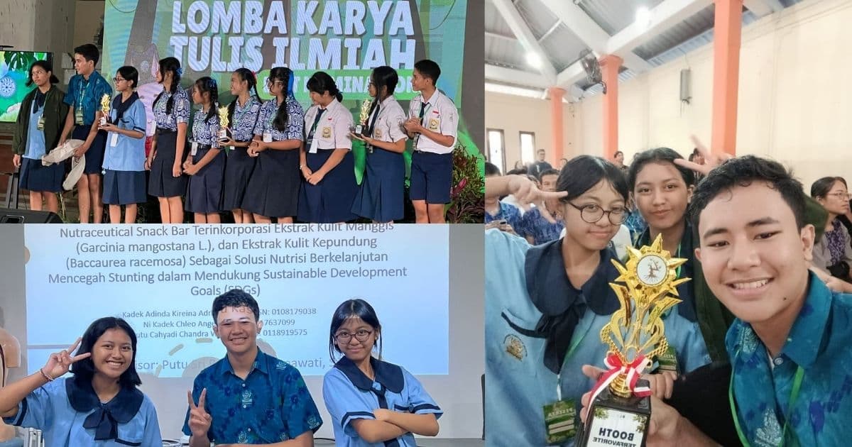 SLUB Raih Best Booth Performance pada Ajang LKTI SMAN 1 Denpasar