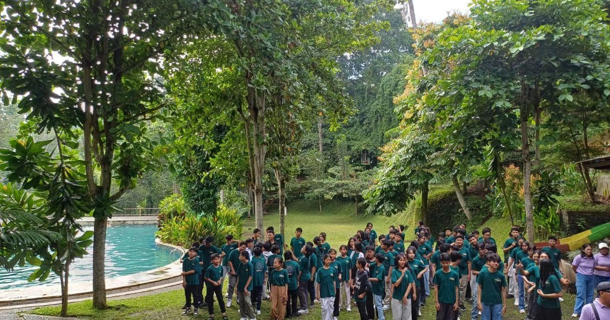 OUTING CLASS BILINGUAL KERAMAS PARK : Melepas Penat Tingkatkan Semangat
